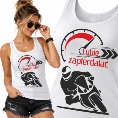 TANK TOP ŚMIESZNY LUBIE ZAPIERDALAĆ 2